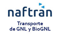Logo Naftran. Transporte de GNL